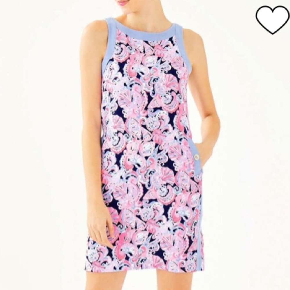 Lilly Pulitzer Angie Stretch Shift Dress - Picture 11 of 11